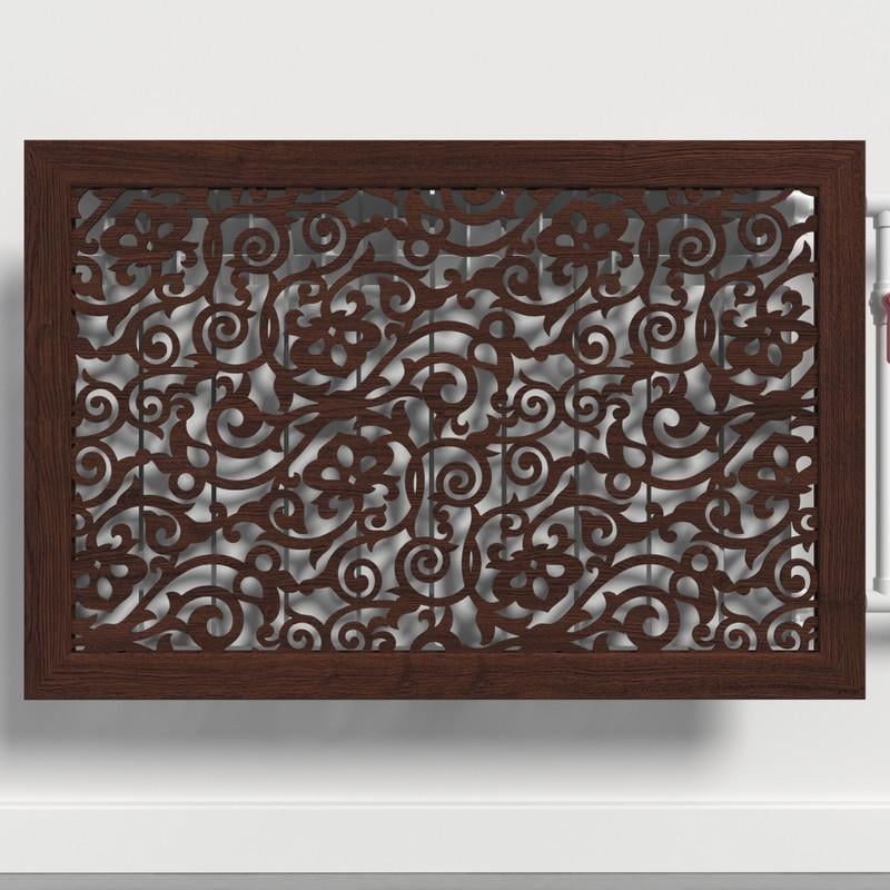 Решетка-экран на батарею SMARTWOOD 1200 мм Венге (R20594110) Решетка-экран на батарею SMARTWOOD 1200 мм Венге (R20594110)