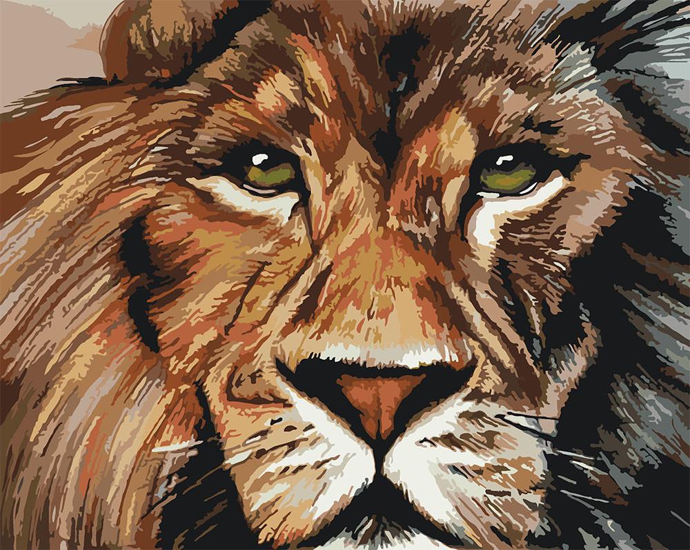 Картина по номерам Идейка Хищный взгляд 2 40x50 см (skl-КНО4024)