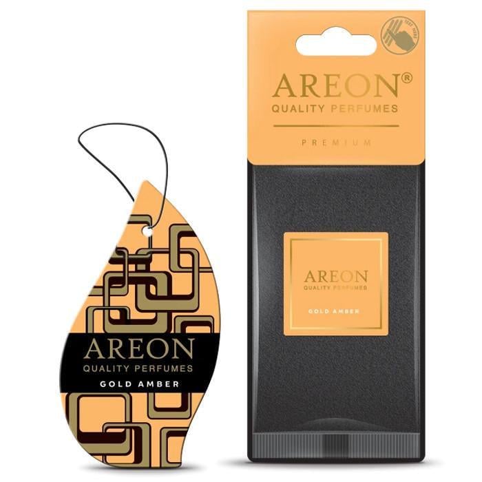 Ароматизатор на зеркало Areon Premium Gold Amber (DP04)