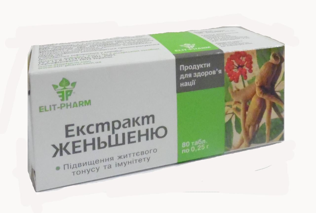 Экстракт женьшеня Элит-Фарм 80 табл. (1004683584)