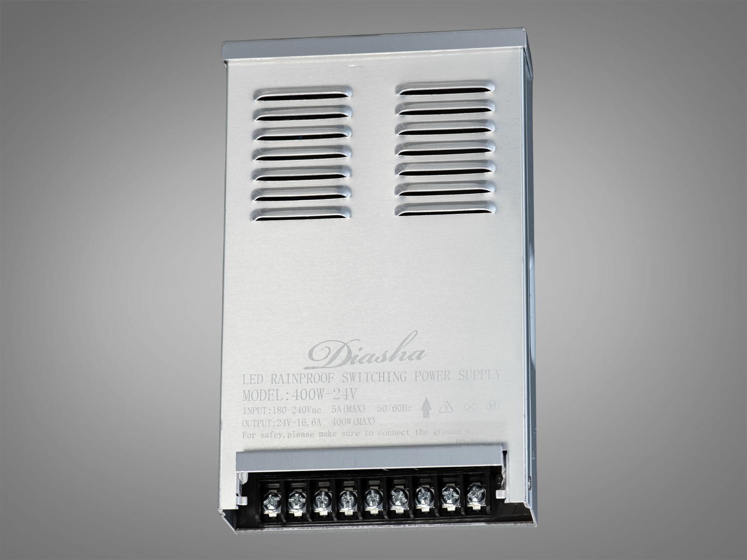 Блок живлення для підключення LED стрічки із захистом від дощу 24 В 400 Вт 16,66А (NPB-24 В-400w-IP44) - фото 2 Блок живлення для підключення LED стрічки із захистом від дощу 24 В 400 Вт 16,66А (NPB-24 В-400w-IP44) - фото 2