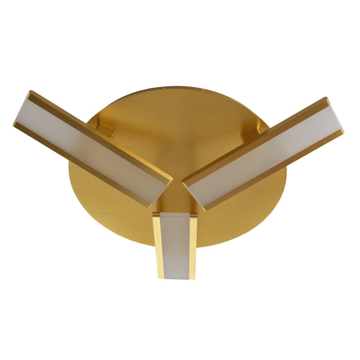 Люстра светодиодная потолочная лофт Brille BL-839С-R/64 W WW G для спальни