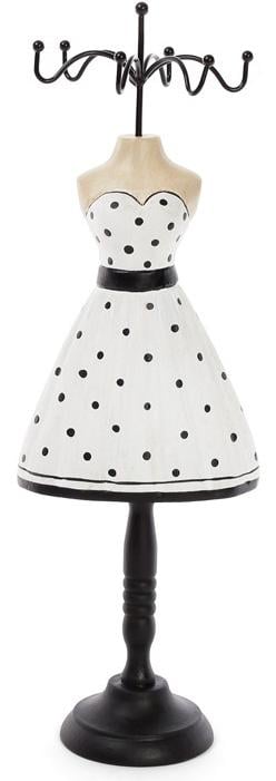 Подставка для украшений Платье в горошек 13х8х32,5 см подвеска