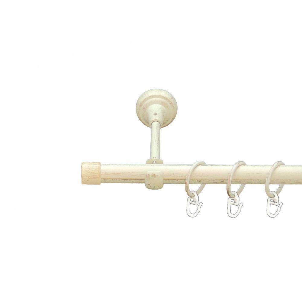 Карниз Orvit Заглушка однорядный гладкий 19 мм 160 см Белое золото (00-00013497) Карниз Orvit Заглушка однорядный гладкий 19 мм 160 см Белое золото (00-00013497)