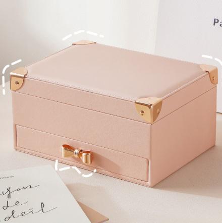 Органайзер для біжутерії та прикрас 15035 12х17х23 см рожевий (5003200) - фото 2 Органайзер для біжутерії та прикрас 15035 12х17х23 см рожевий (5003200) - фото 2