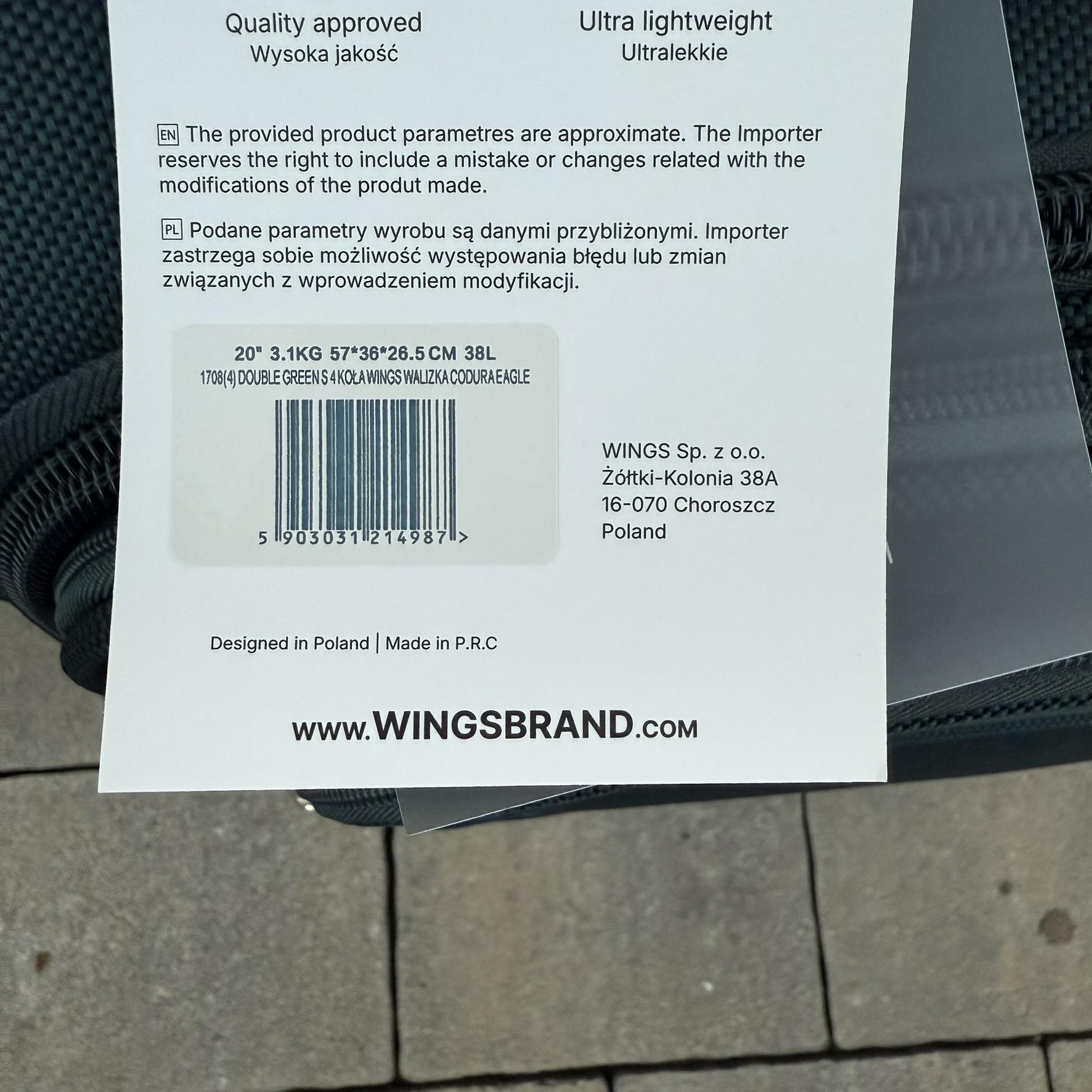 Чемодан тканевый на 4 колесах Wings 1708 S Зеленый (30631208) - фото 8 Чемодан тканевый на 4 колесах Wings 1708 S Зеленый (30631208) - фото 8