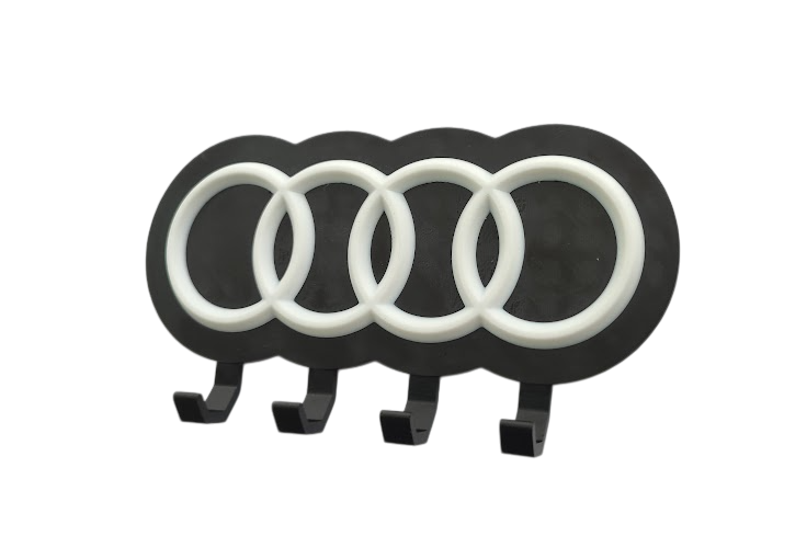 Ключница-вешалка авто Audi 4 крючки (770)