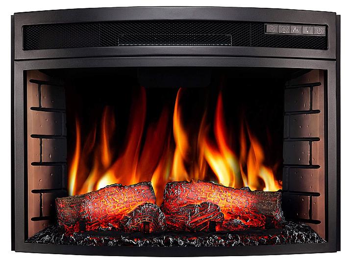 Електрокамин ArtiFlame AF25 Panoramic з ефектом живого полум'я зі звуком із регулюванням нагрівання