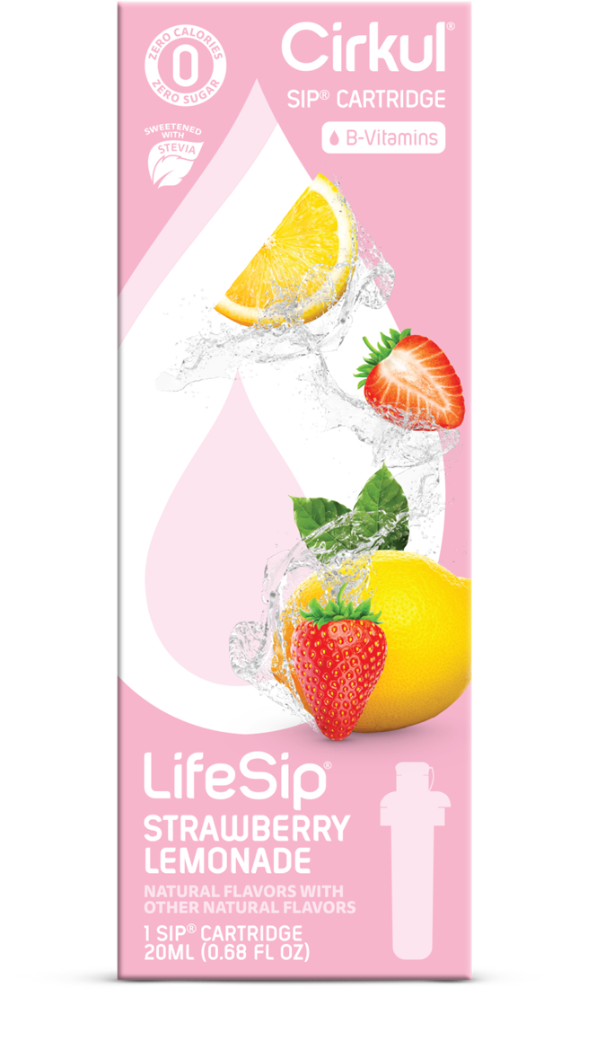 Картридж для Cirkul Strawberry Lemonade LifeSip 20 мл (40357) - фото 2 Картридж для Cirkul Strawberry Lemonade LifeSip 20 мл (40357) - фото 2