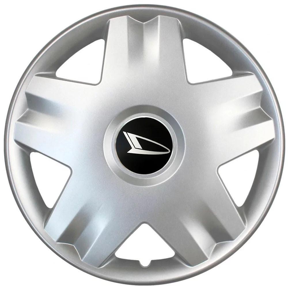 Колпаки SJS 213 с логотипом Daihatsu 4 шт. R14 Серебряный (2654555387)
