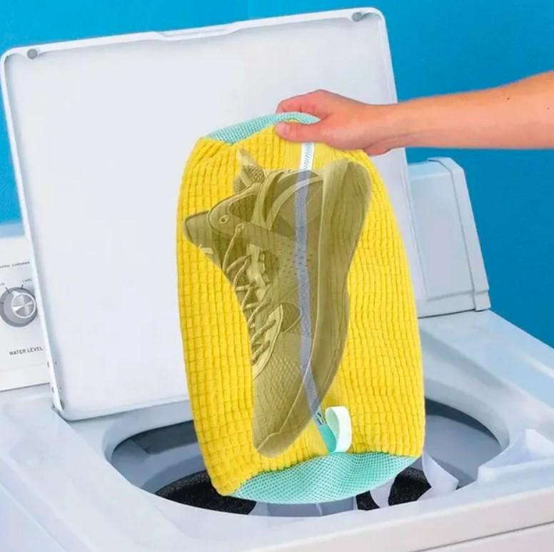 Сумка-мішок для прання білизни BauTech 39x19 см Жовтий (29464077) - фото 5 Сумка-мішок для прання білизни BauTech 39x19 см Жовтий (29464077) - фото 5