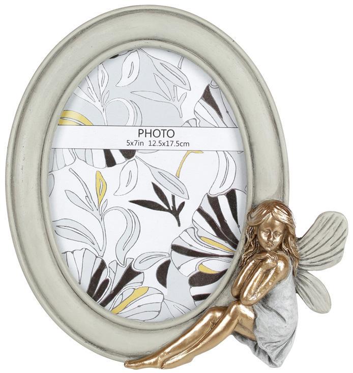 Фоторамка Viljandi овальная 13х18 см Gold