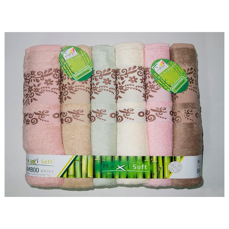 Набор полотенец Cestepe Bamboo Eftelya 70х140 см 6 шт. (10738214)