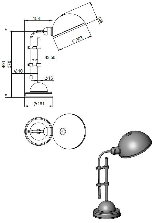 Лампа настільна Pikart Lights Julian 27050 - фото 4 Лампа настільна Pikart Lights Julian 27050 - фото 4