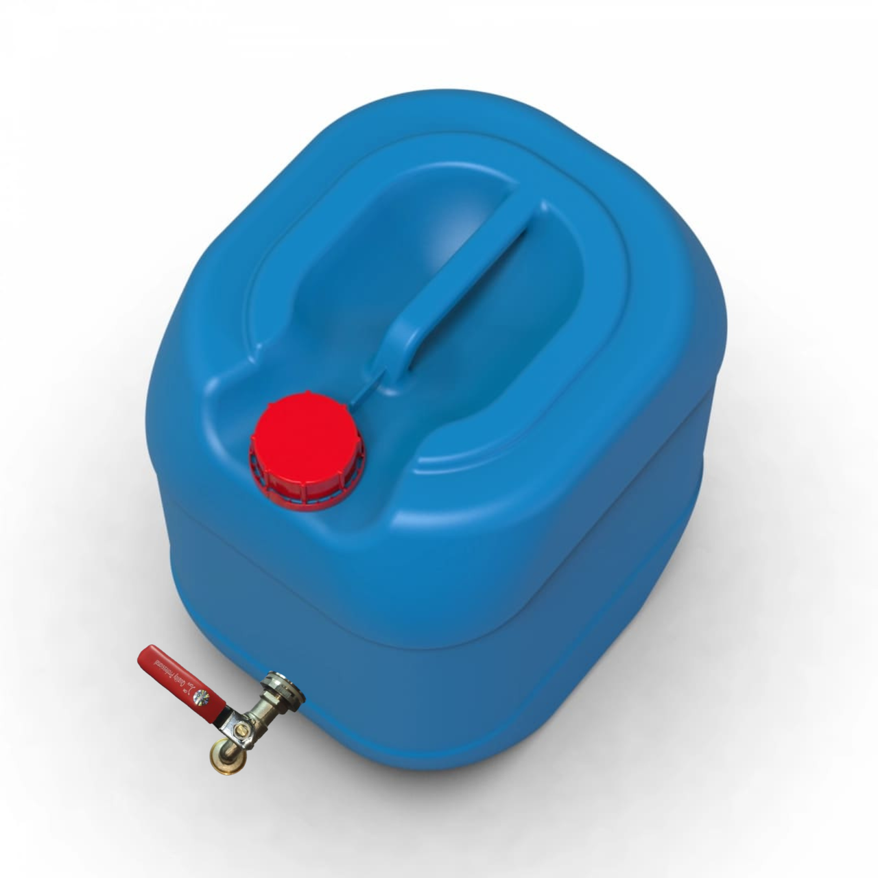 Канистра техническая Litolan с латунным краном под шланг штабелируемая 30 л (21842) - фото 3