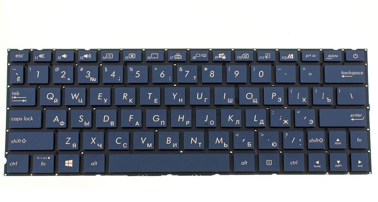 Клавиатура для ноутбука Asus U3600FLC с подсветкой клавиш (0KNB0-162ERU00)