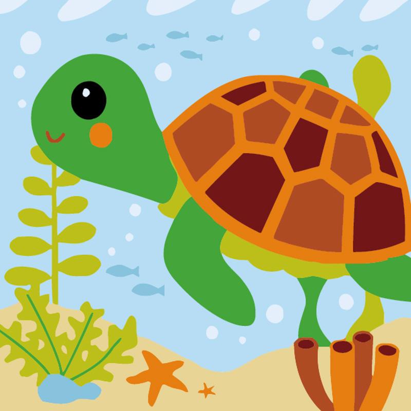 Картина по номерам Strateg Ракушка 20х20 см (HH5779)