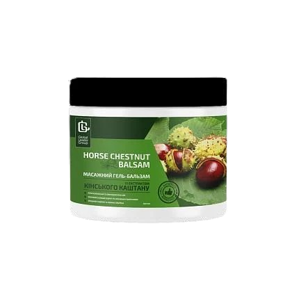 Гель-бальзам масажний GL з екстрактом каштану Horse chestnut Balsam 445 мл (9184605)