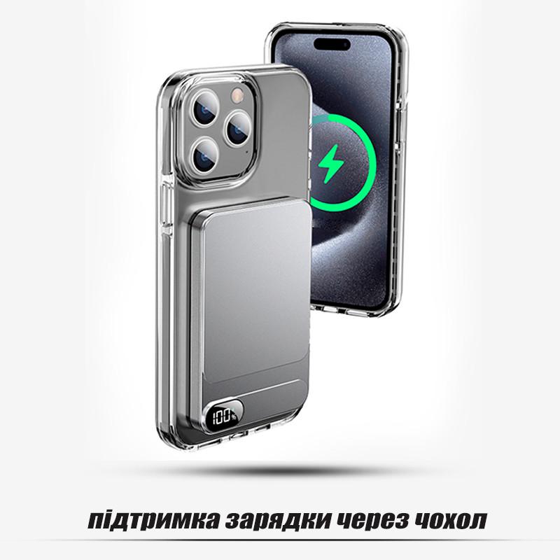 Повербанк беспроводной JYC MagSafe с беспроводной зарядкой для iPhone 10000 mAh 20W (19480573) - фото 9