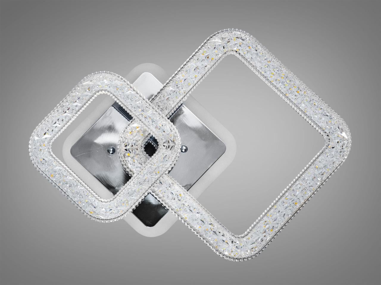 Люстра светодиодная в детскую с пультом 2205-2HR-LS 40W на 6 м2 Хром (2533028530)