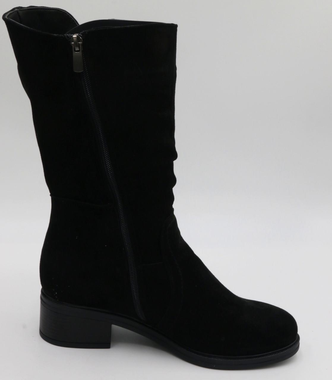 Сапоги женские замшевые зимние Starmani р. 40 Черный (3021з) - фото 6 Сапоги женские замшевые зимние Starmani р. 40 Черный (3021з) - фото 6