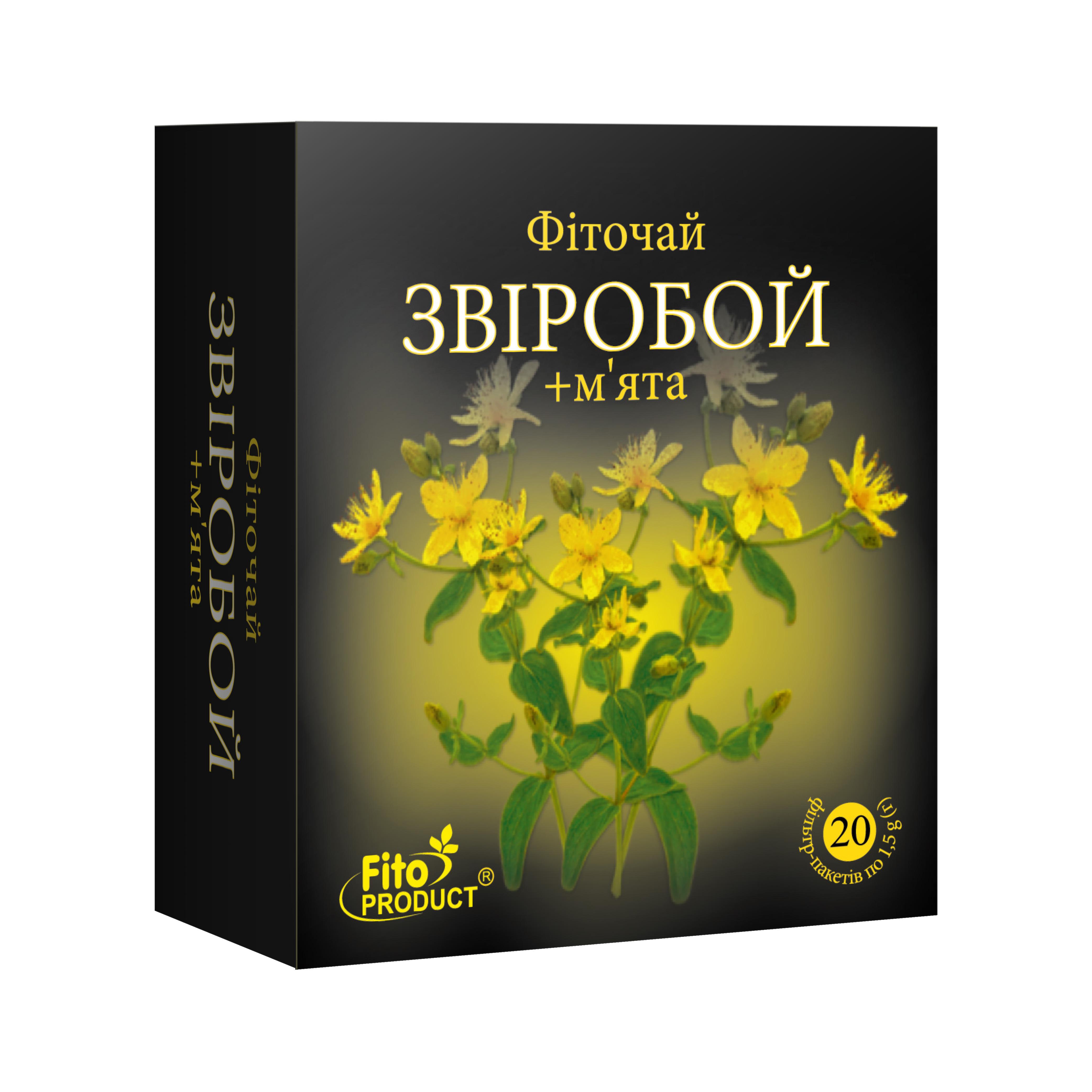 Фіточай Fito Product Звіробій і м'ята 20 шт. (4820159303397)