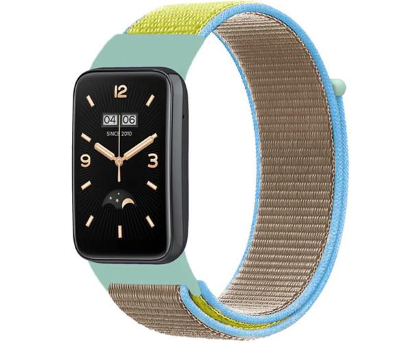 Ремешок Epik Nylon для смарт-часов Xiaomi Mi Band 7 Pro Желтый/Бирюзовый (50406) Ремешок Epik Nylon для смарт-часов Xiaomi Mi Band 7 Pro Желтый/Бирюзовый (50406)