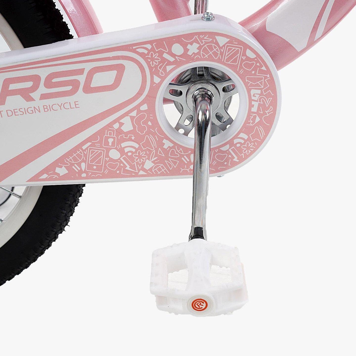 Велосипед двоколісний дитячий Corso Nice 18" з кошиком та багажником Рожевий - фото 6 Велосипед двоколісний дитячий Corso Nice 18" з кошиком та багажником Рожевий - фото 6