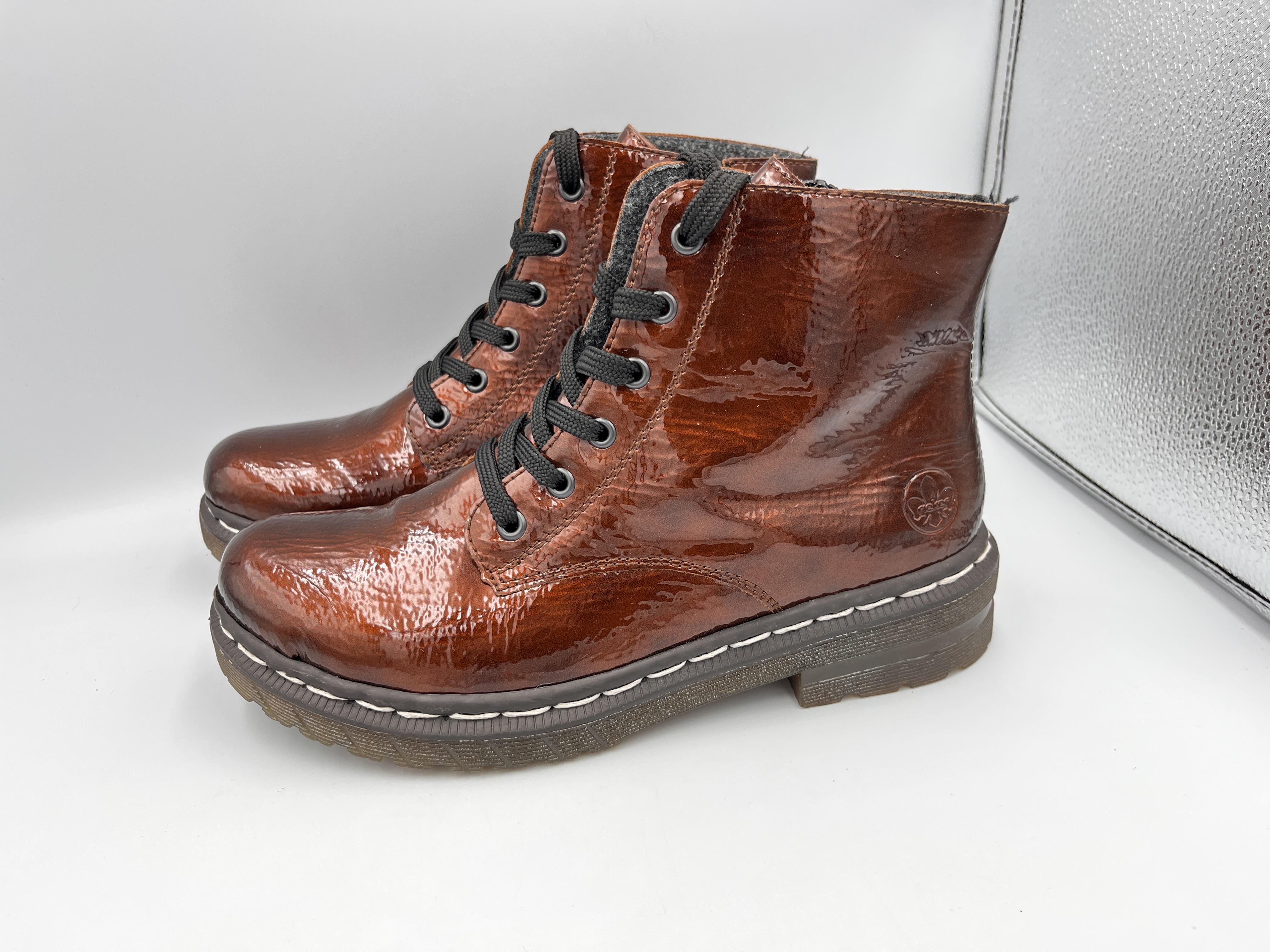 Черевики RIEKER р. 41 26,5 cм Коричневий (76240-25/00-00001658)