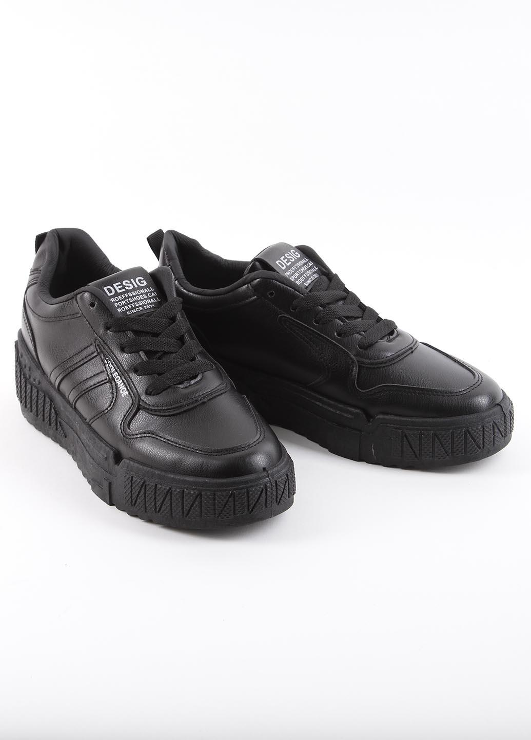 Кеды женские Fashion К093 339014 р. 38 Черный (339014_38) - фото 4