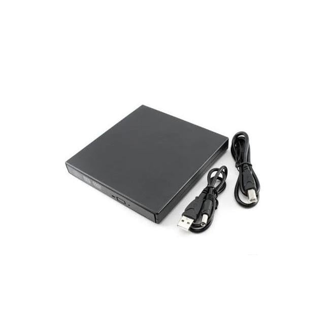 Дисковод зовнішній портативний USB DVD-RW CD-RW Black (015503) - фото 6