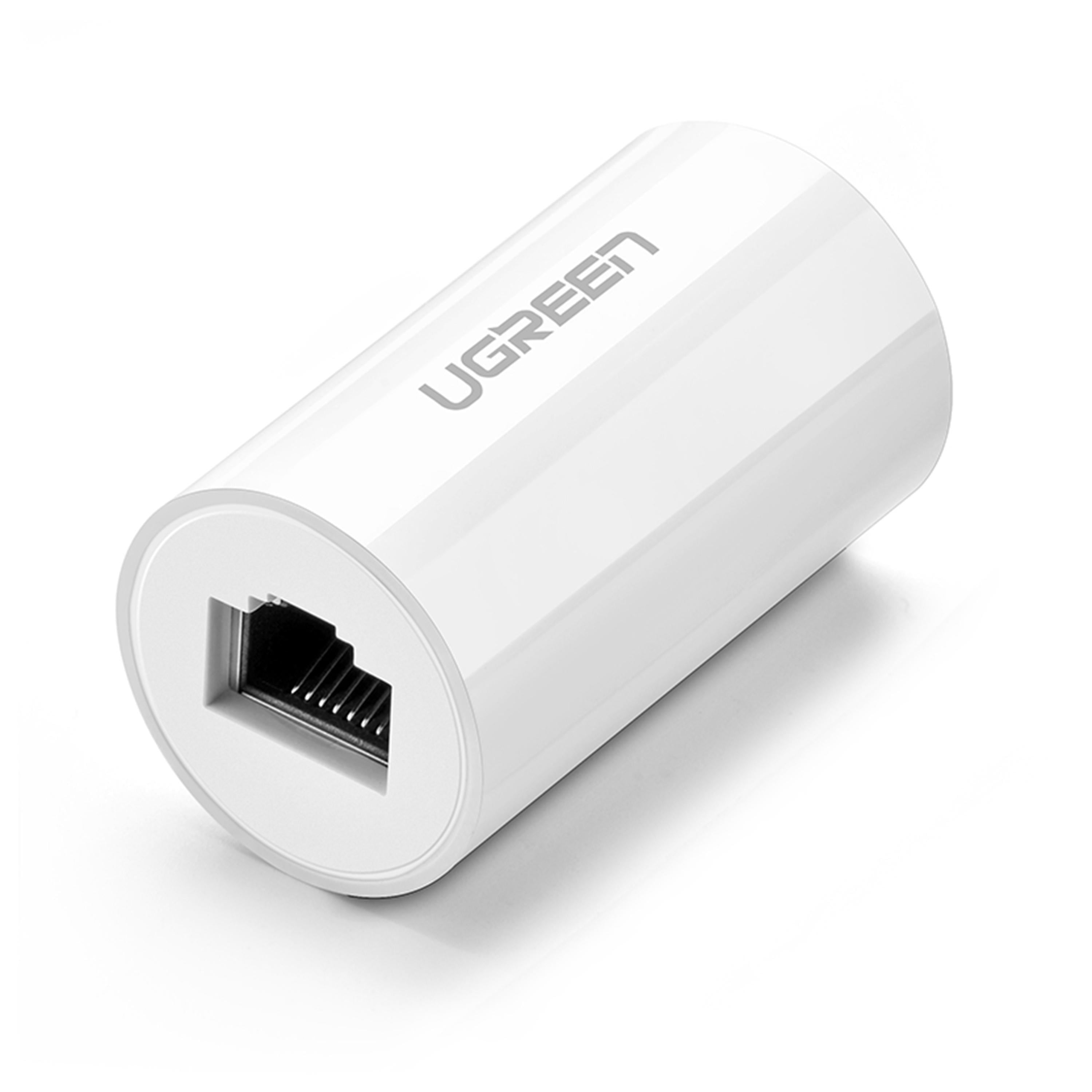 Соединитель RJ45 с грозозащитой UGREEN NW116 Cat 6 Белый (20391)