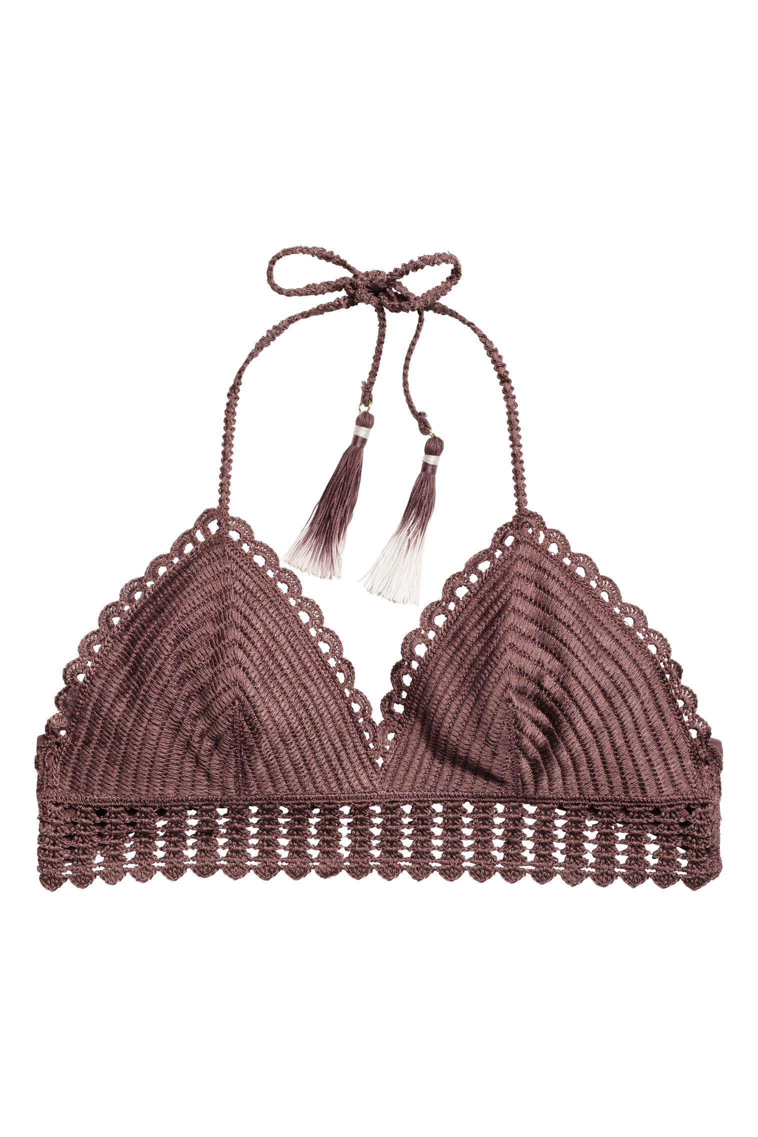 Лиф купальный H&M M Темно-коричневый (2812445730) Лиф купальный H&M M Темно-коричневый (2812445730)