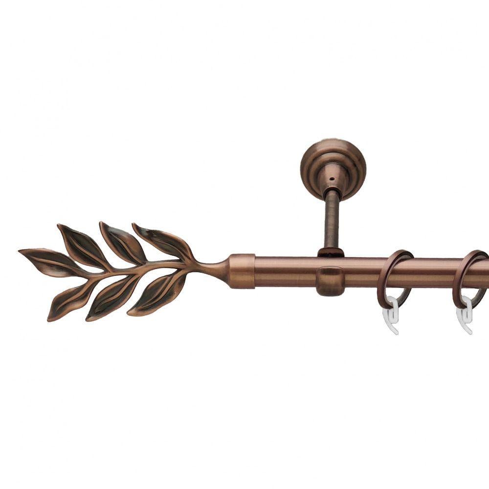 Карниз Orvit Лавр однорядный гладкий 19 мм 300 см Античная медь (00-00011842)