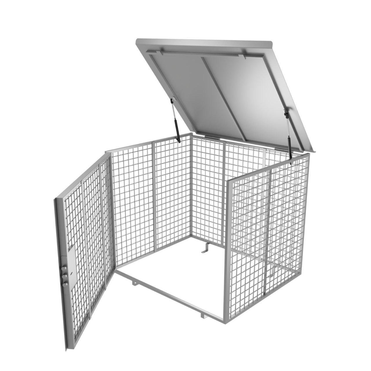 Бокс для генератора антивандальный БГСз-01 сетчатый уличный с замком 1000х800х800 мм (1985776176/К0161) Бокс для генератора антивандальный БГСз-01 сетчатый уличный с замком 1000х800х800 мм (1985776176/К0161)