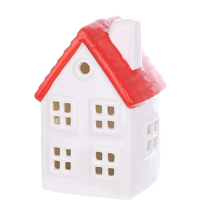 Домик керамический с подсветкой 9,5 см (747-008)