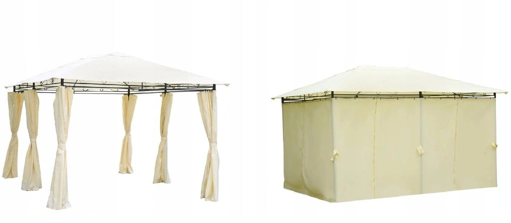 Павильон садовый GardenLine ORION 400х280 см Beige (62cc0a2a4bfbcd60ef77d5a4) - фото 7