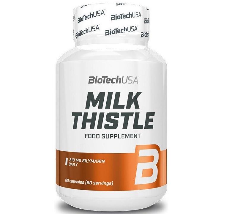 Натуральна добавка для спорту BioTechUSA Milk Thistle 60 Caps