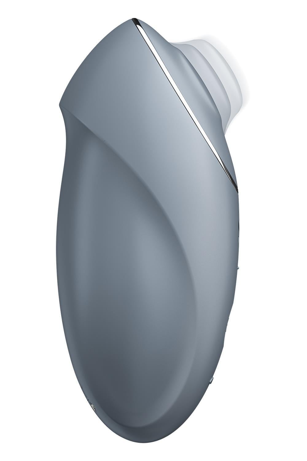 Вибратор для клитора Satisfyer Tap&Climax 1 с вибрацией и постукиванием Серый Вибратор для клитора Satisfyer Tap&Climax 1 с вибрацией и постукиванием Серый
