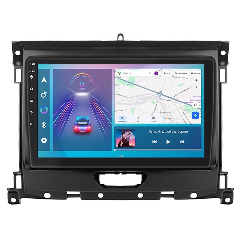 Автомагнитола штатная Lesko Prime совместима с Ford Ranger III Рестайлинг 2015-2019 г. 9" 2/32Gb CarPlay 4G/Wi-Fi/GPS (3047381782)