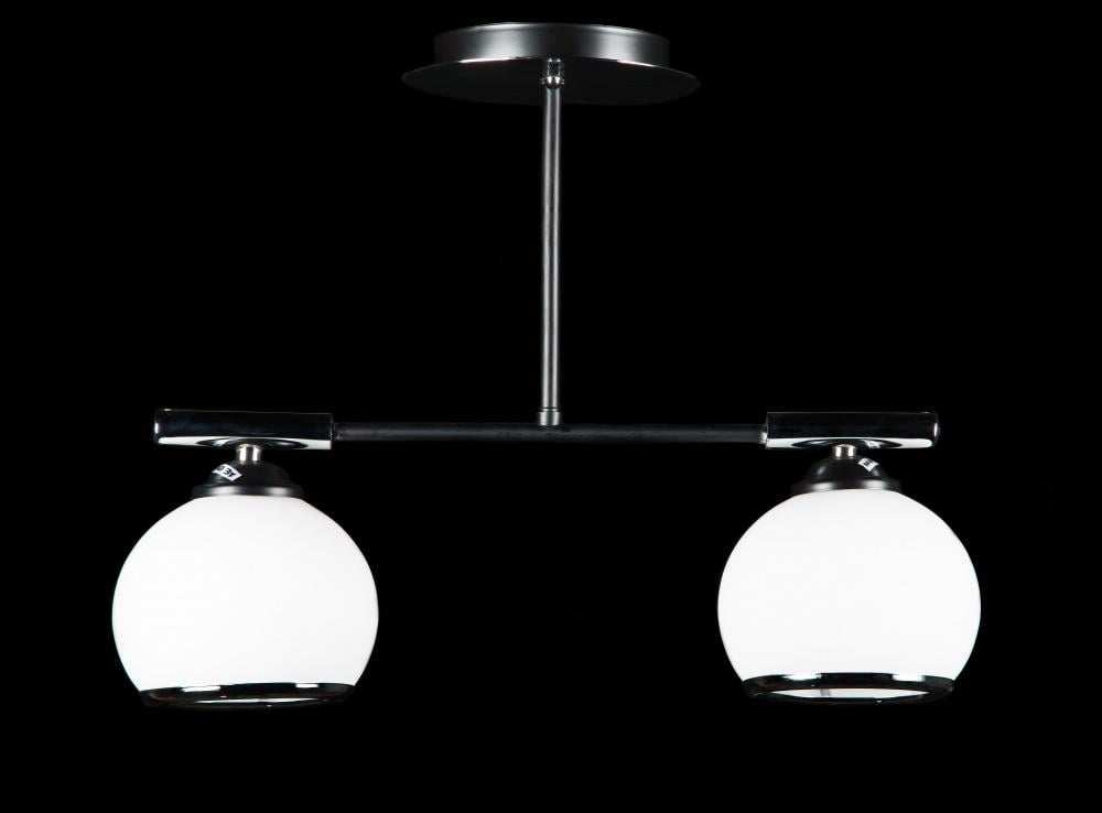 Люстра с плафонами Ray L9804B/2 CR+BLK (IR006122)