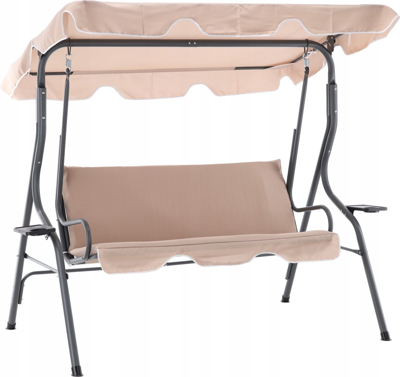 Садовые качели Garden Line VIP 170х110х153 см Beige (668529fb15cec06b785ac513)