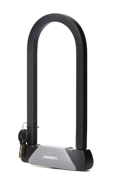 Замок велосипедный ONRIDE Clamp20 скоба U-lock с креплением 16 х180х340 мм (6931610196)