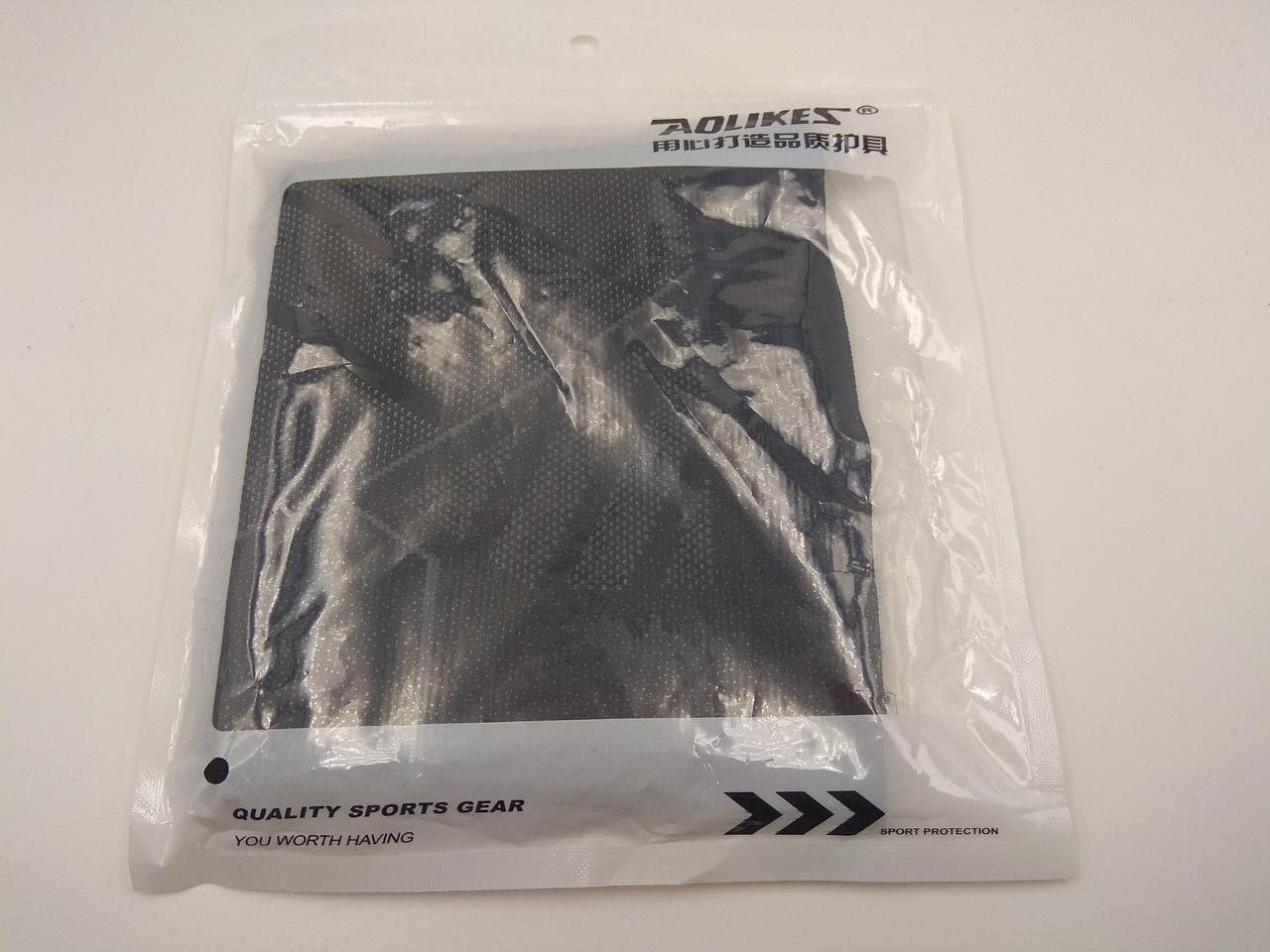 Наколінник Aolikes еластичний фіксатор суглоба 1 шт. L Чорний (01229) - фото 6