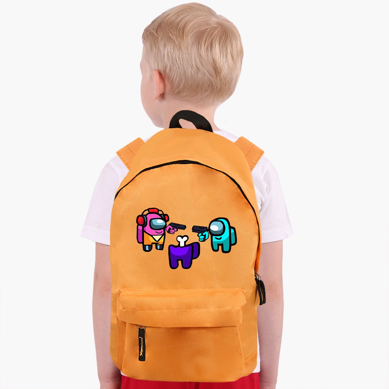 Рюкзак детский Among Us Оранжевый (9263-2598-OG) - фото 3 Рюкзак детский Among Us Оранжевый (9263-2598-OG) - фото 3