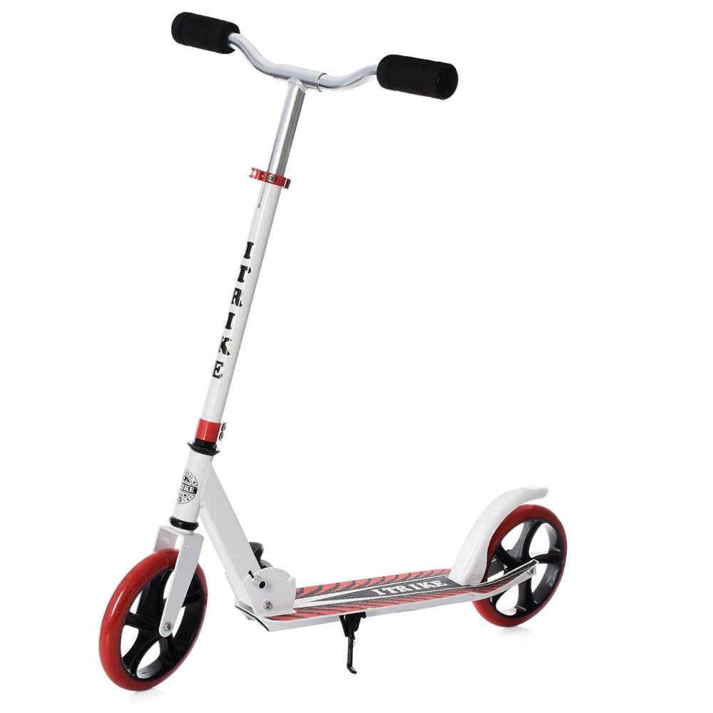 Самокат iTrike SR 2-010-10-W-R Белый/Красный