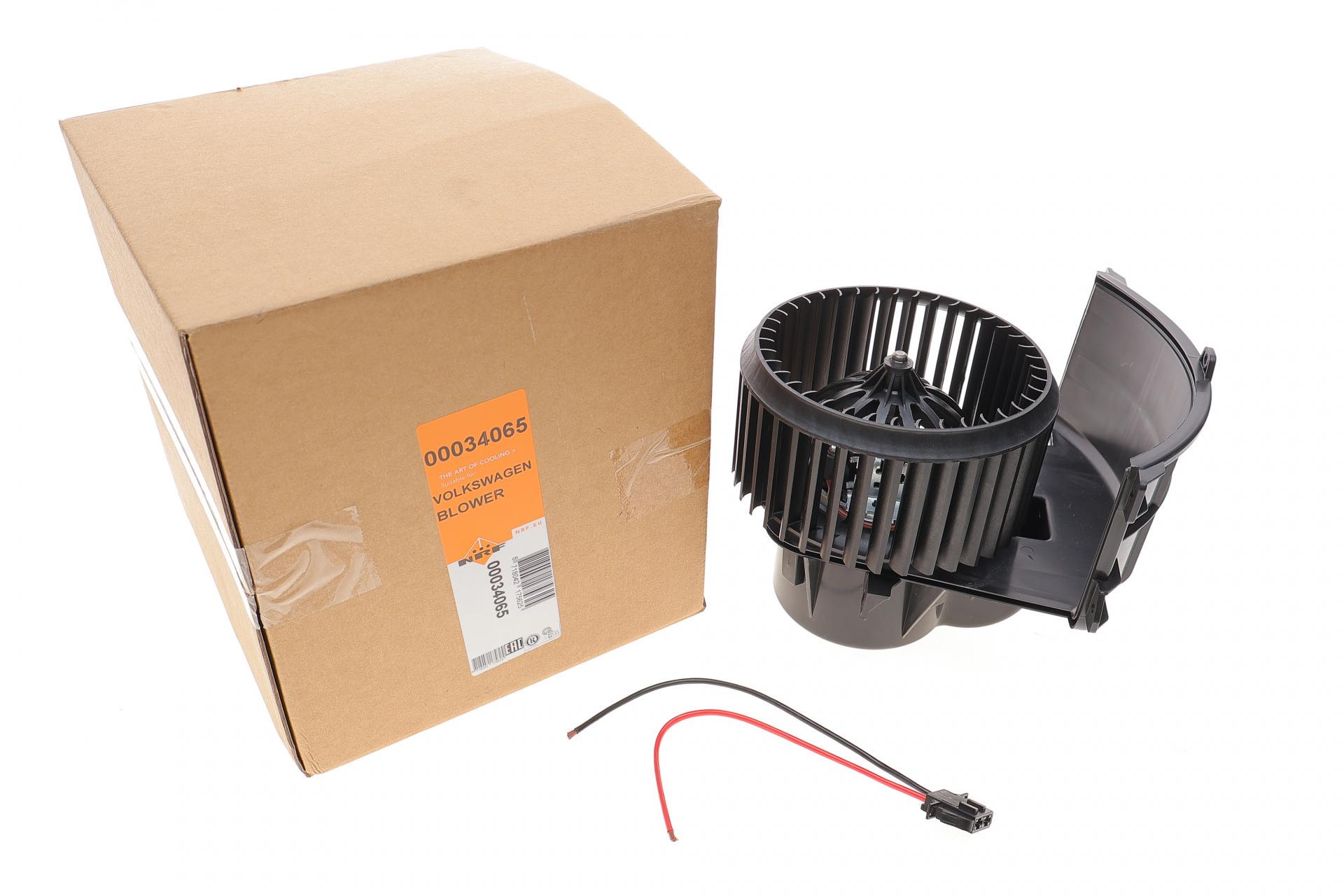 Моторчик пічки NRF VW T5 1.9-2.5TDI/T6 2.0 TDI (03-34065)