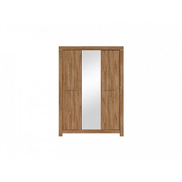 Шафа для готелю розпашна Gerbor 2D1L Герман дводверна 1680х560х1200 мм Дуб стірлінг (5934)