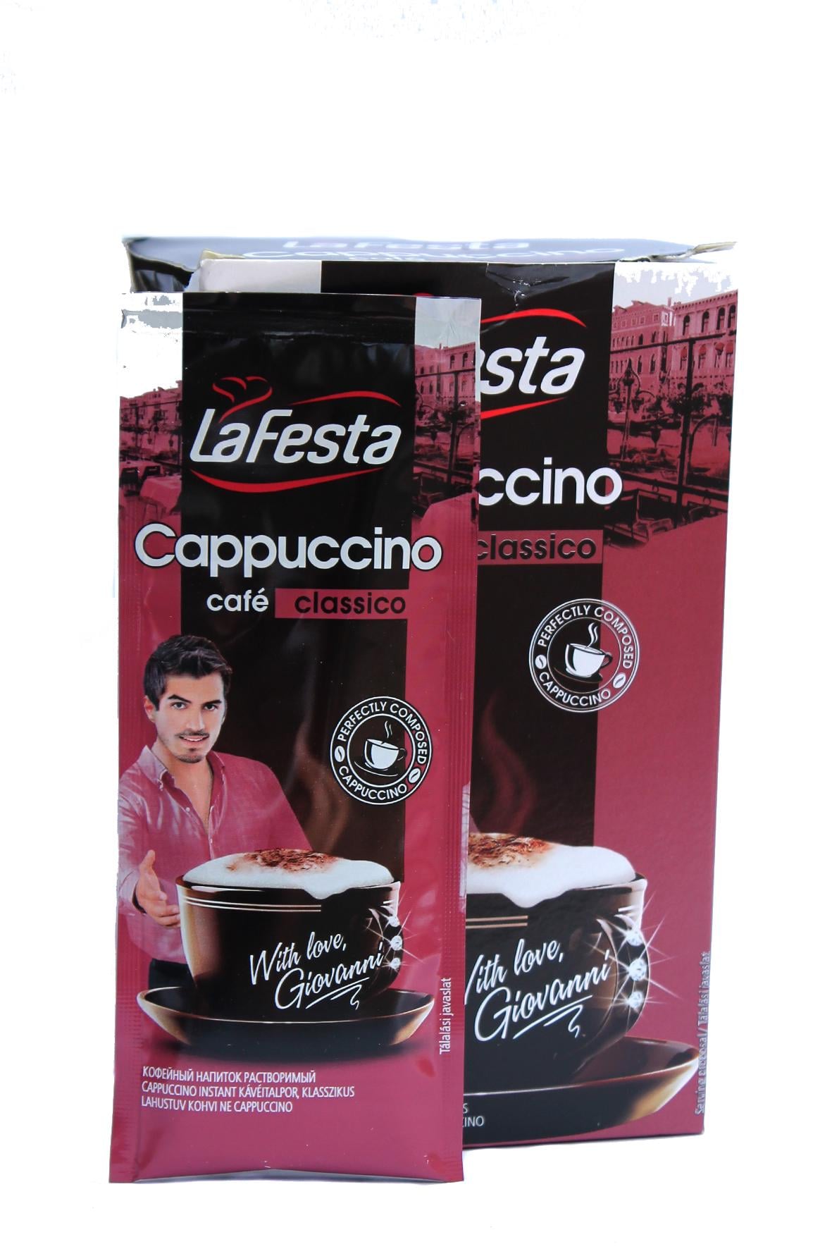 Кавовий напій La Festa capuccino classico в стіках 10х12,5 г (576)