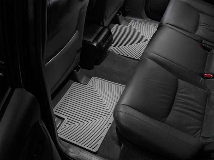 Коврики автомобильные задние резиновые WeatherTech W136GR Ford/Lincoln/Toyota Edge/MKX/4Runner/Tacoma Crew Cab 2007-2013 Серый (88496917)